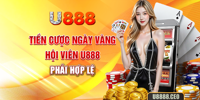 Tiền cược ngày vàng hội viên U888 phải hợp lệ