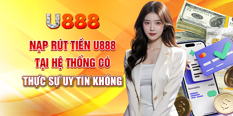 Nạp rút tiền U888 tại hệ thống có thực sự uy tín không
