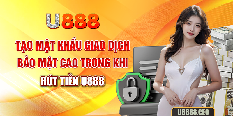 Tạo mật khẩu giao dịch bảo mật cao trong khi rút tiền U888